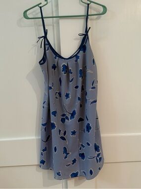 Vintage Oscar De La Renta Y2K Floral Slip Dress Sleep Dress Size Large